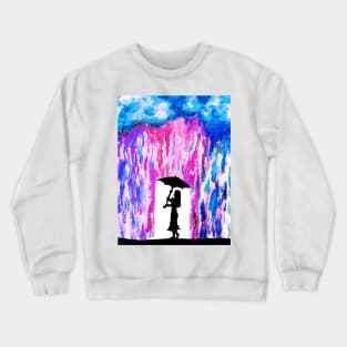 Mrs. Brightside (original painting) Crewneck Sweatshirt